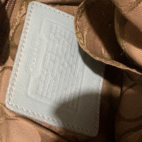 Coach Light Blue Shoulder Bag - Picture 7 of 9